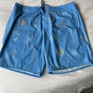 Travis Mathew Ocean Blue Board Shorts